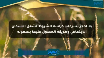 يلا احجز بسرعة.. كراسة الشروط لشقق الإسكان الاجتماعي وطريقة الحصول عليها بسهولة